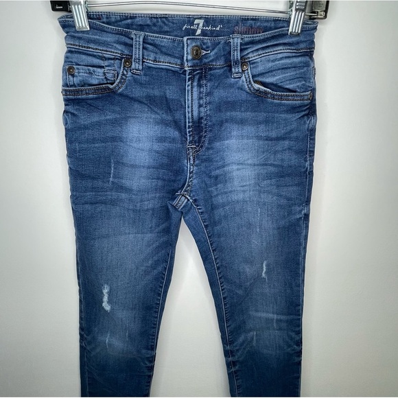 Seven for All Mankind Slimmy Kids Jeans Size 14 - Picture 4 of 9